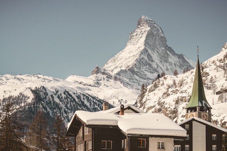 Majestic Matterhorn in Winter - Zermatt, Switzerland